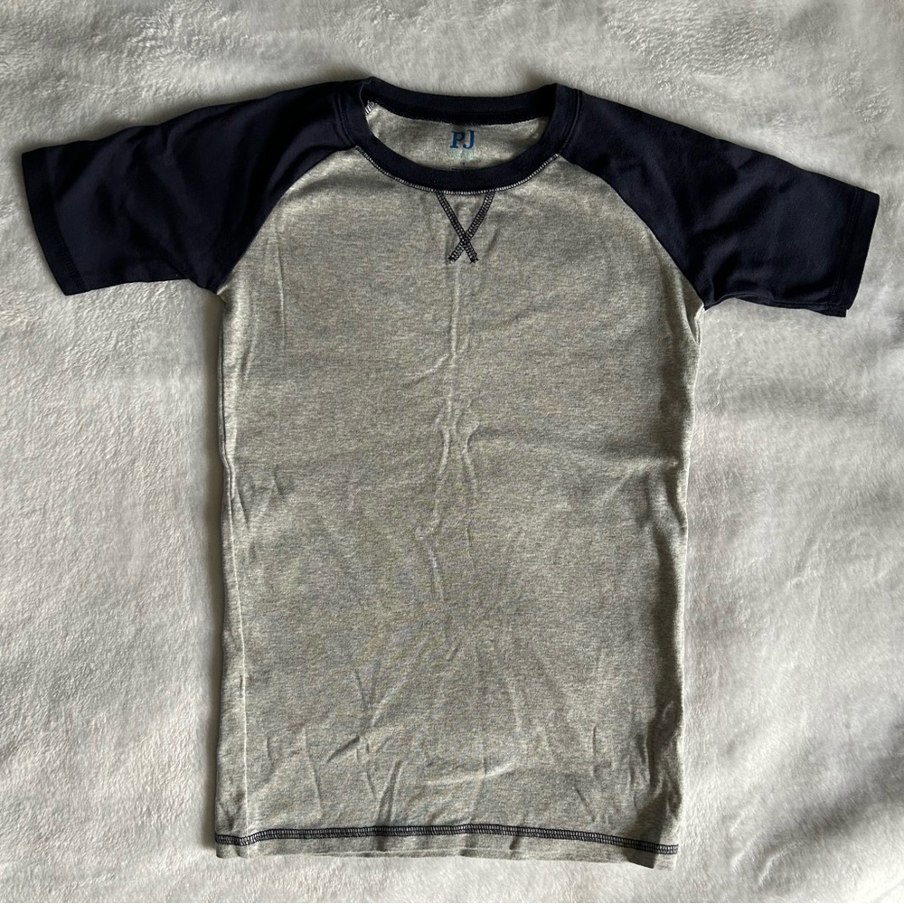 The Children's Place Gray and Navy Pajama Top